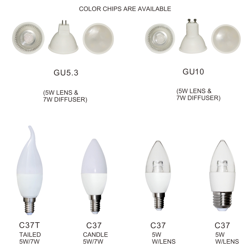 GU5.3/GU10&C37